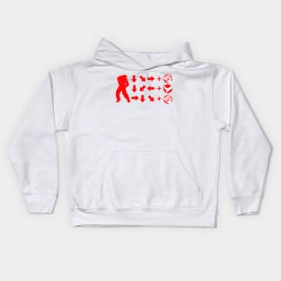 Street Fighter Moves - Ryu Kids Hoodie